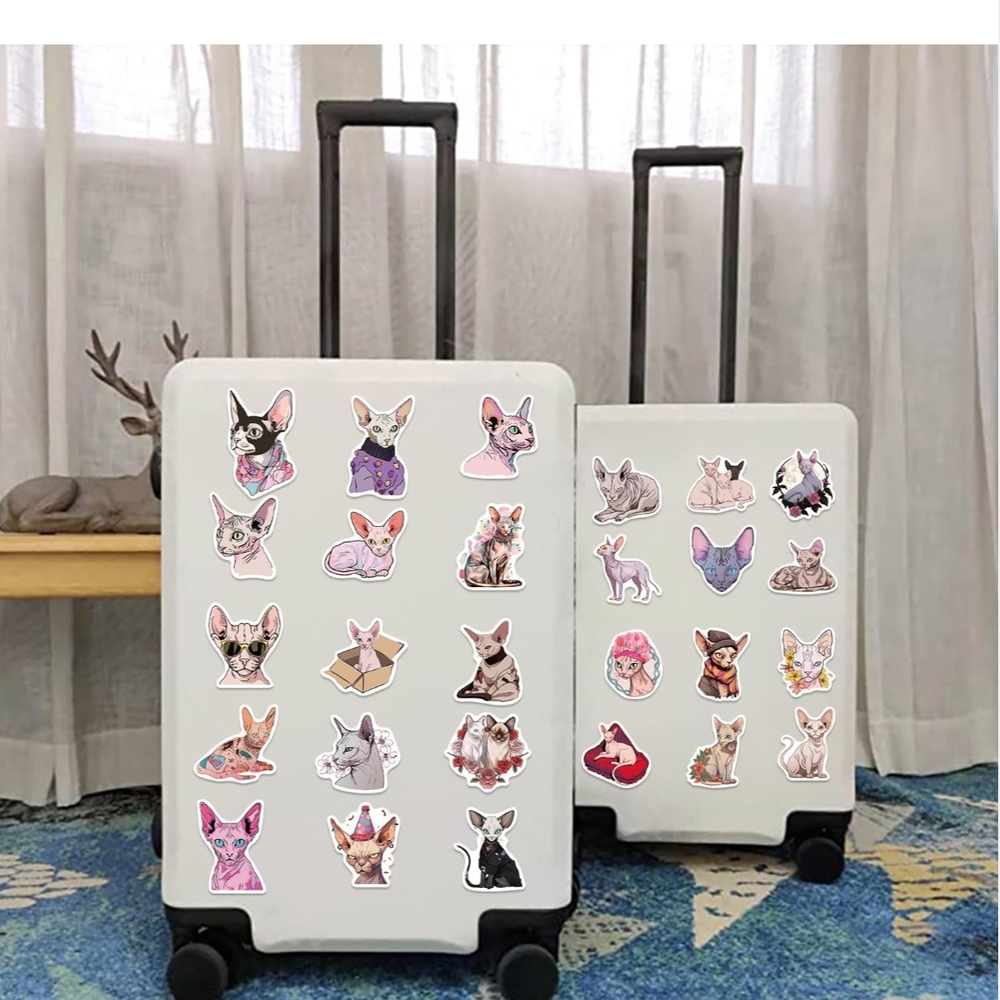 Sphynx Cat Sticker Pack - Picture 4 of 7